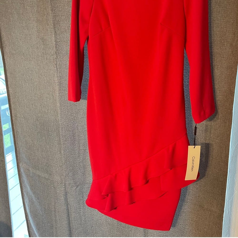 NWT PINK ❤️❤️❤️CALVIN KLEIN DRESS SZ**6 - Picture 7 of 8